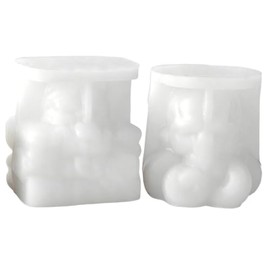 2Pcs Octopus Skull Candle Mold, Halloween Tentacle Silicone Molds for Soap Resin Plaster Cement Craft