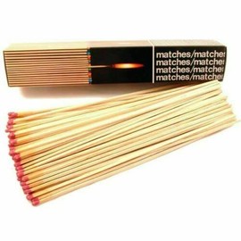Ecolighters® Long Matches Perfect for Stove BBQ, Open and Gas Fires, cookers - Box of aprox. 90 Matches