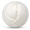 Ramlur White Felting Wool, 454g/1lb Wool Roving, Wool Felting Yarn