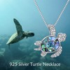 Sea Turtle Urn Necklace Jewelry for Women Sterling Silver Cremation