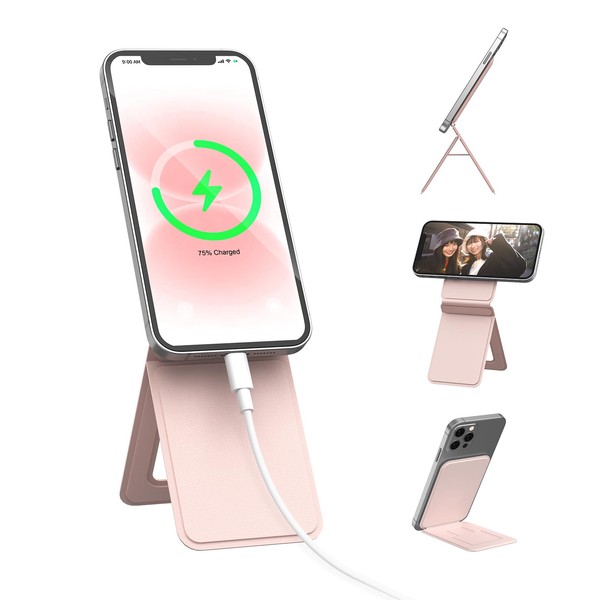 Bettow Smartphone Stand, Tabletop, Mobile Stand, PU Leather, Durable, 7