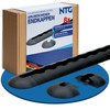 NTG Blackline End Cap for Airline Rail Black (Pack of
