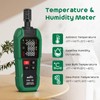 Temperature Humidity Meter,SQECH High Precision Digital Hygrometer with Ambient, Relative