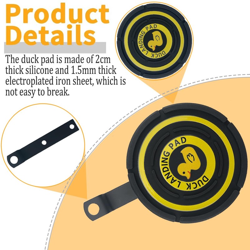 RDFUN Duck Landing Pad,Duck Holder for Jeep Wrangler JK 2007-2017,Place