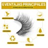 20 Pares De Pestañas Postizas 3d Mixtas Visón Hecho Mano