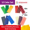Stockmar Modelling Beeswax - 12 Beeswax Sheets of Assorted Colors