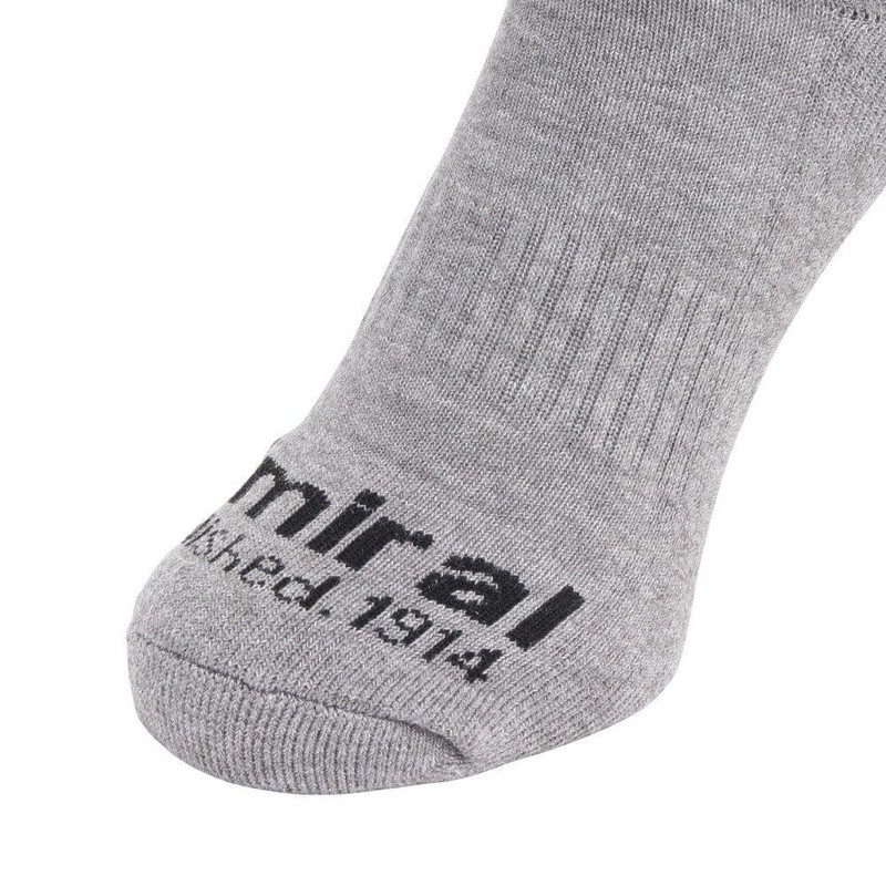 Admiral Golf Lampant Belt Mid Socks, gray