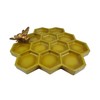 Bird Feeder in Honeycomb Design in Gold