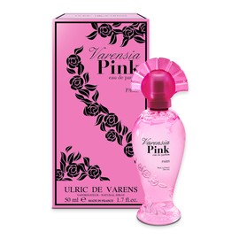 Ulric de Varens Varensia Pink Eau De Parfum for Women- Gourmand, Fruity, Floral Scent - Notes of Blackcurrant, Rose, Raspberry, & Vanilla- Fruity & Floral- 1.70 Fl Oz