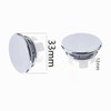 Sink Overflow Cover, Pack of 4 Sink Overflow Rings, Round