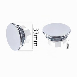 Sink Overflow Cover, Pack of 4 Sink Overflow Rings, Round Overflow Cover, Overflow Cover, for Kitchen, Bathroom, Bathtub Accessories