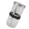 Sourdough Bread Starter Kit 34oz Glass Jar with Lid Date