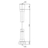 LIXIL INAX A-1882 Resin Shower Hose, 3.9 ft (1.5 m)