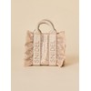Snidel SWGB252631 Ruffle Logo Mini Bag, GLD