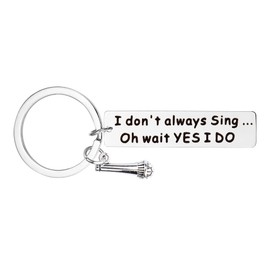 Music Keychain Gifts for Best Friend Christmas Xmas Gifts for Daughter Son Singer Musician Gifts for Granddaughter Grandson Birthday Gifts for Music Lover Gifts for Music Student Teacher