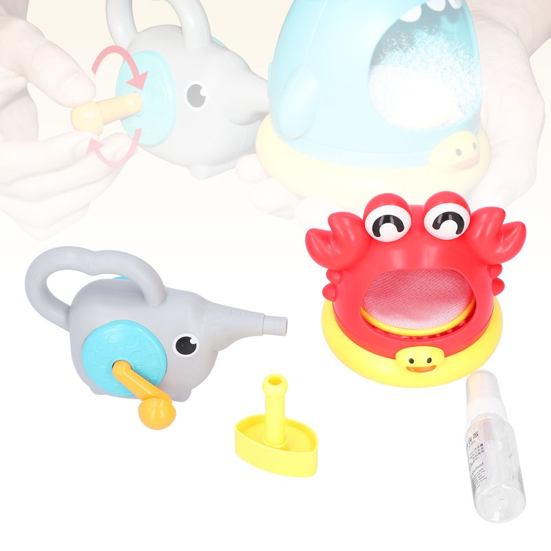 Crab Bath Toy Bubble Bath Maker Children Baby Kids Bathtub