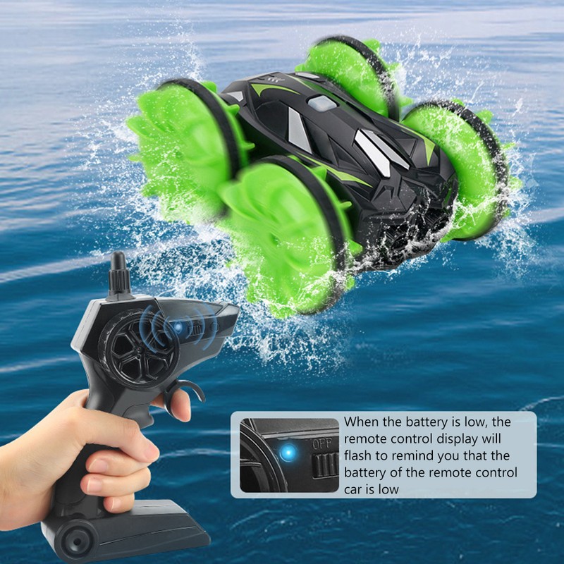 Amphibious Remote Control Car 2.4 GHz 4WD Rechargeable RC Cars