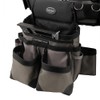 Bucket Boss Mullet Buster 3 Bag Tool Belt with Suspenders