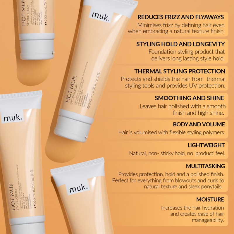 Muk Hot muk Styling Cream 200ml