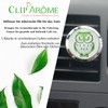 Clip'Arôme, Eule Diffusor für ätherische Öle für Auto, aus Edelstahl,