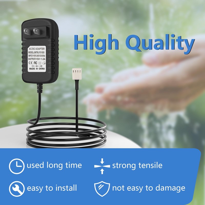 15V DC Transformer Water Softener Power Cord Compatible with Soft