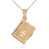 Pendant Christian Miniature Readable Bible Necklace Holy Bible Book Pendant