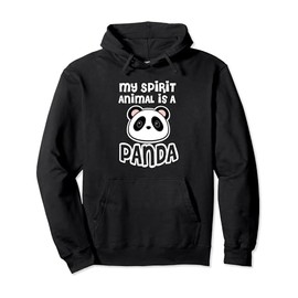 Panda Spirit Animal Pandas Love Pullover Hoodie