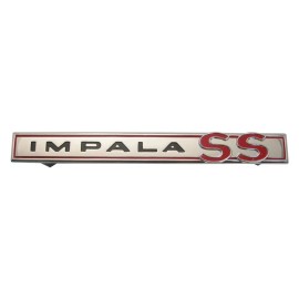 Trim Parts NEW Trim Parts SS Trunk Emblem Badge / FOR 1964 CHEVY IMPALA / 2356