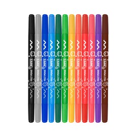 Jovi – Set of double-tipped markers felt-tip pens, Assorted Colours (1512)