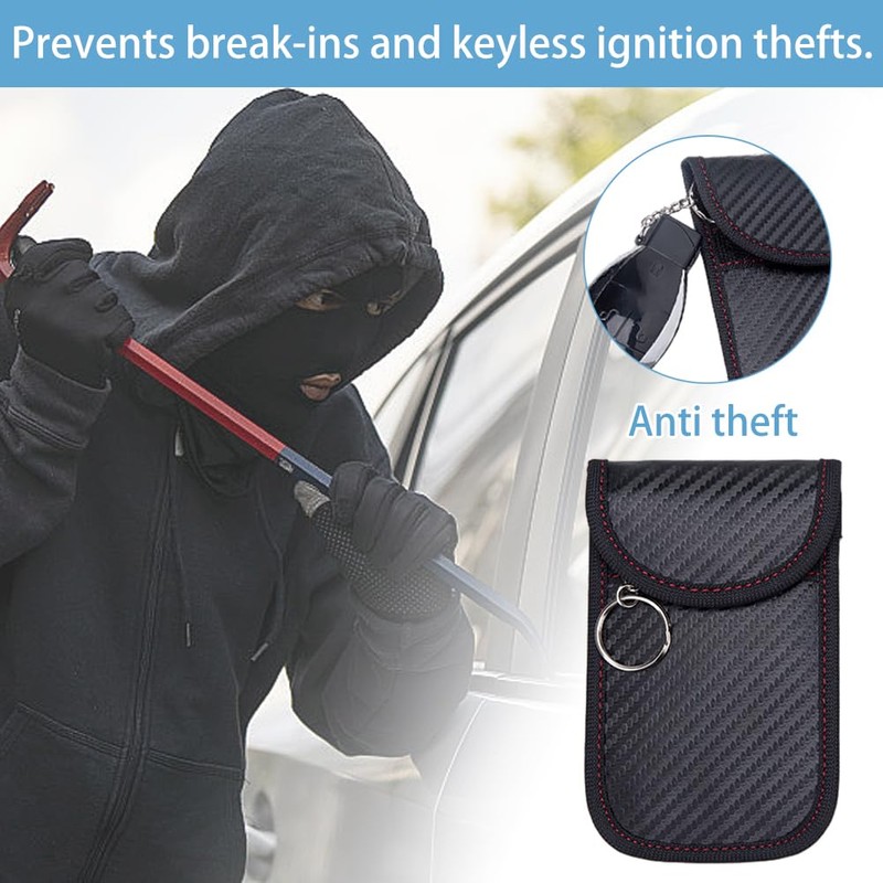Faraday Pouch,Car Key Blocker Pouch, Keyless Blocking Key Case, RFID