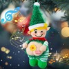 Ceoighe Musical Green Elf Christmas Ornament, Funny Sounding Christmas Tree