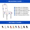 Stretch Dining Chair Covers Soft Removable Kitchen Seat Covers Parsons