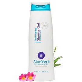 Aloe Excellence Bath and Shower Gel with Aloe Vera and Rose Hip Oil for the Skin Regenerates, Nourishes and Hydrates Smooth, Non-Drying For the Whole Family 250 ml