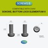 CIVIVI Titanium Pocket Clip with 2 Pairs Titanium Screws for