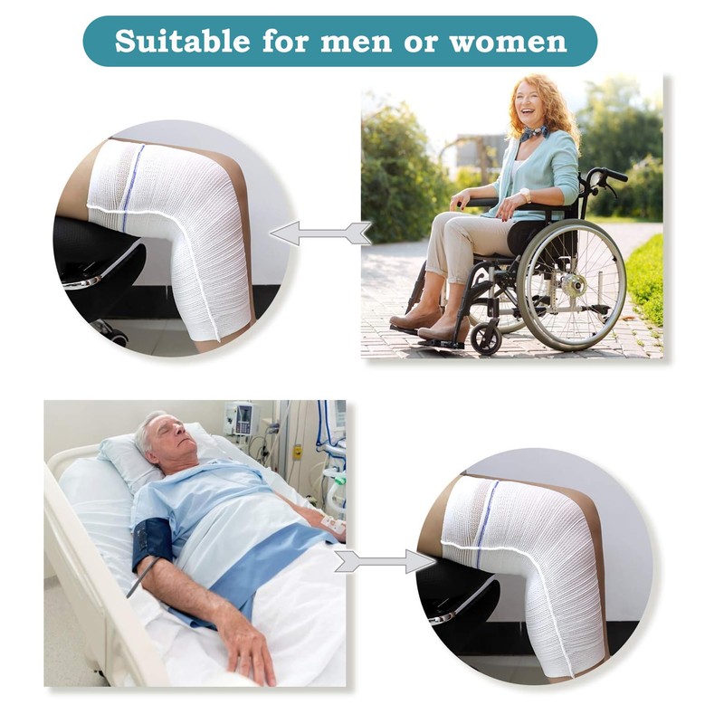 Catheter Leg Bag Holder Convenient Washable Reusable Elastane Stitched Wrapped