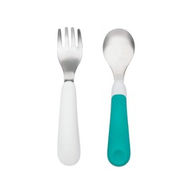 OXO Tot Fork & Spoon Set- Teal