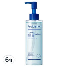 Real Barrier Extreme Deep Cleansing Blue Oil, 6 pieces, 200ml / 리얼베리어 익스트림 딥 클렌징 블루 오일, 6개, 200ml