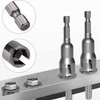 2 Piece Wing Nut Screwdriver Set, Wing Nut Driver, Socket