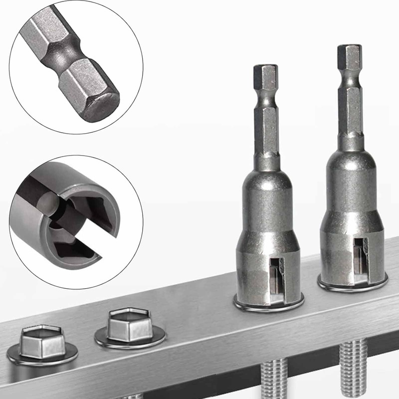 2 Piece Wing Nut Screwdriver Set, Wing Nut Driver, Socket