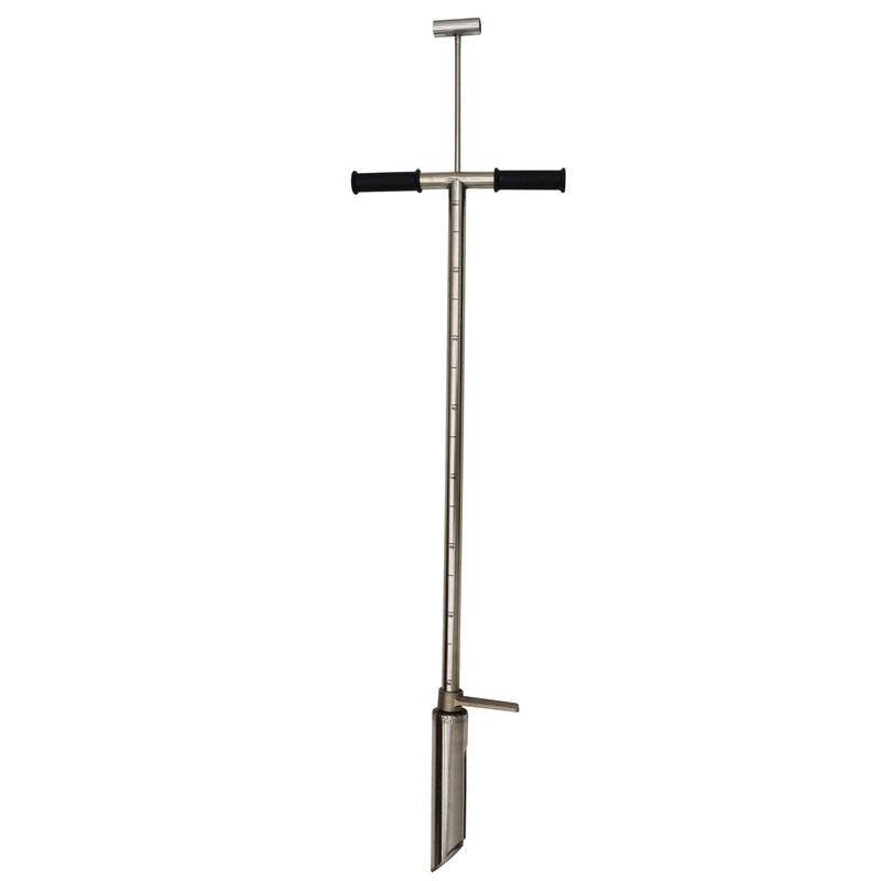 HQHAOTWU Soil Sampler Probe with Foot Pedal 304 Stainless Steel