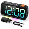 LATEC Digital Alarm Clock with 7 Modes RGB Night Light,
