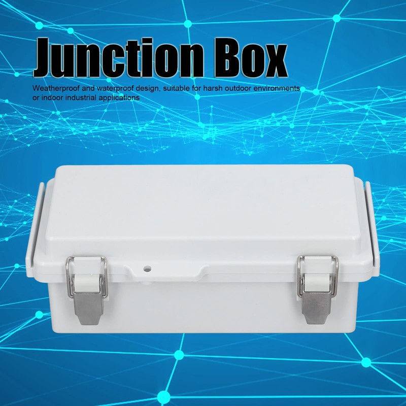 Jiawu Outdoor Electronic Enclosure Waterproof Electric Box ABS + Stainless