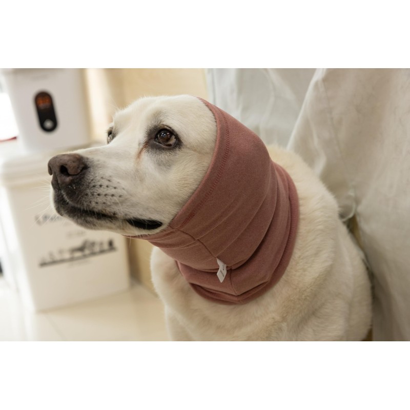 DDFS Dog Ear Protection Hat Snood - Noise Cancelling Dog