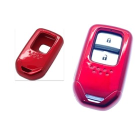 Generic Nordecco Key Schutzhülle kompatibel mit 2/3/4 Tasten Keyless Smart FOB Remote Civ IC JA ZZ Type R (Rot - Rot)