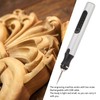 Electric Engraving Pen Aluminum Alloy Silver Mini Micro Engraver with