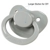 CutiePlusU Adult Size Dummy - Large Teat Shield Grey