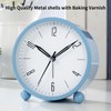 CYMNER modern minimalist metal table clock, an alarm clock with
