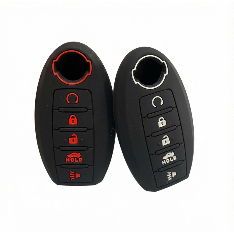Laisiou Silicone Rubber Key Fob Cover Compatible with Nissan Altima