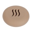 Silicone Powder Puff Holder for Beauty Egg Breathable Bag Brown