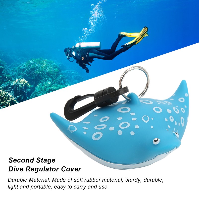 Cartoon Fish Scuba Dive Mouthpiece Dustproof Cover Second Stage Regulator